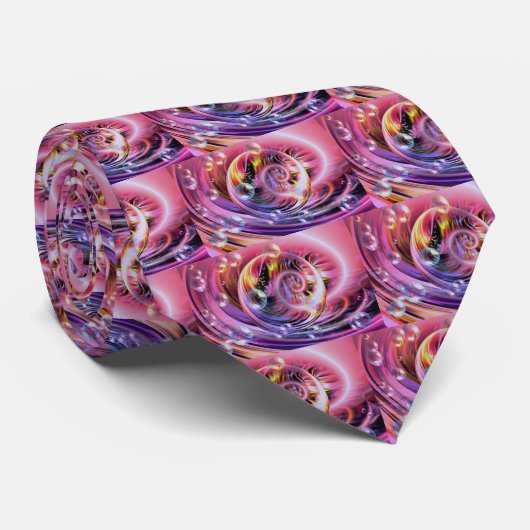 Moderne Abstrakte Kunst Krawatte (Gerollt)