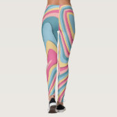 Moderne Abstrakte Kunst Leggings (Rückseite)