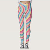 Moderne Abstrakte Kunst Leggings (Vorderseite)
