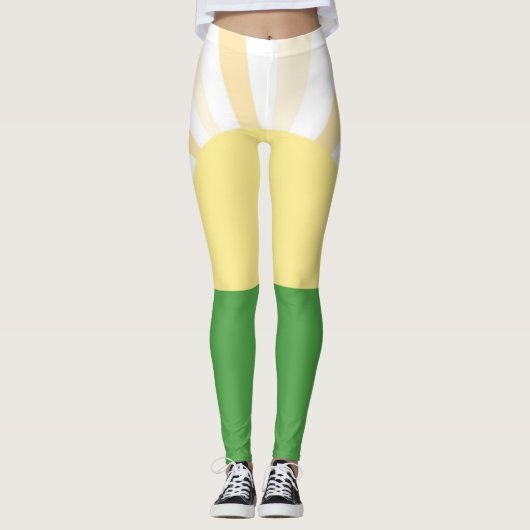 moderne abstrakte Kunst Leggings (Vorderseite)