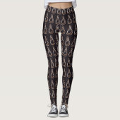 Moderne Abstrakte Kunst Leggings (Vorderseite)