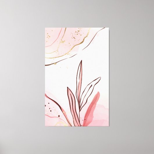 Moderne Abstrakte Kunst Leinwanddruck (Vorderseite)