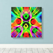 Moderne abstrakte Kunst Leinwanddruck (Insitu (Holzboden))