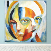 Moderne abstrakte Kunst Leinwanddruck (Insitu (Holzboden))