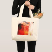 Moderne Abstrakte Kunst - Minimalistische Kunst Jumbo Stoffbeutel (Vorderseite (Produkt))