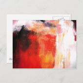 Moderne Abstrakte Kunst - Minimalistische Kunst Postkarte (Vorne/Hinten)