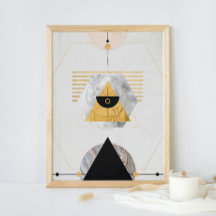 Moderne Abstrakte Kunst Mitte Jahrhundert Minimali