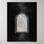 Moderne Abstrakte Kunst Mitte Jahrhundert Minimali Poster (Vorne)