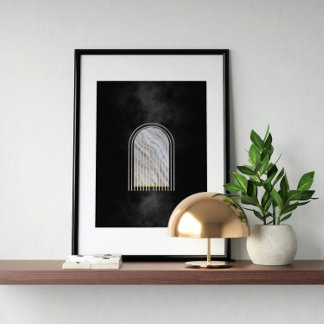 Moderne Abstrakte Kunst Mitte Jahrhundert Minimali Poster