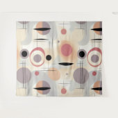 Moderne abstrakte Kunst Mitte Wandteppich (Vorderseite (Horizontal))