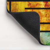 Moderne abstrakte Kunst Mousepad (Ecke)