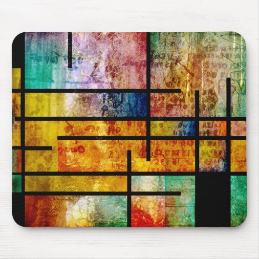 Moderne abstrakte Kunst Mousepad (Vorne)