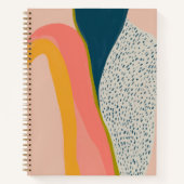 Moderne Abstrakte Kunst Notizblock (Vorderseite)