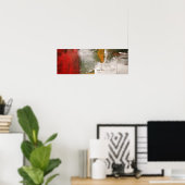 Moderne Abstrakte Kunst - Panoramaausstellung Poster (Heimbüro)