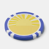 moderne abstrakte Kunst Pokerchips (Einzeln)