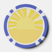 moderne abstrakte Kunst Pokerchips (Rückseite)