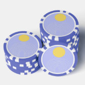 moderne abstrakte Kunst Pokerchips (Stapel)