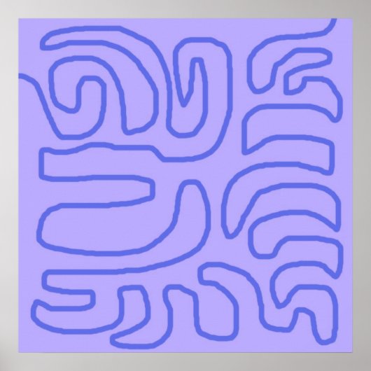 moderne abstrakte Kunst Poster (Vorne)