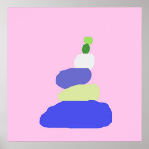 moderne abstrakte Kunst Poster