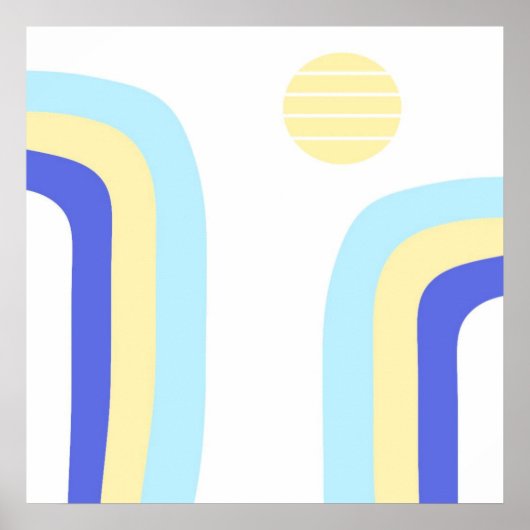 moderne abstrakte Kunst Poster (Vorne)