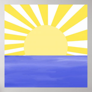 moderne abstrakte Kunst Poster