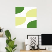 moderne abstrakte Kunst Poster (Heimbüro)