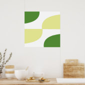 moderne abstrakte Kunst Poster (Küche)