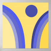 moderne abstrakte Kunst Poster (Vorne)