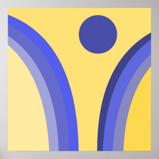 moderne abstrakte Kunst Poster (Vorne)