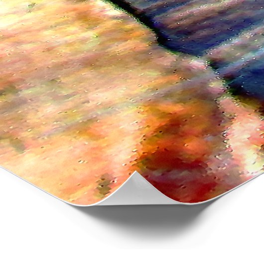 Moderne Abstrakte Kunst Poster (Ecke)