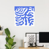 moderne abstrakte Kunst Poster (Heimbüro)