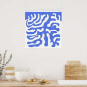 moderne abstrakte Kunst Poster (Küche)