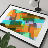 Moderne Abstrakte Kunst Poster