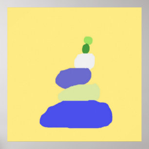 moderne abstrakte Kunst Poster