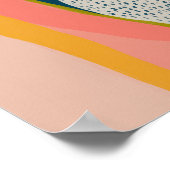 Moderne Abstrakte Kunst Poster (Ecke)