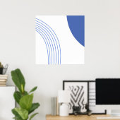 moderne abstrakte Kunst Poster (Heimbüro)