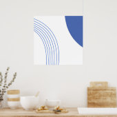 moderne abstrakte Kunst Poster (Küche)