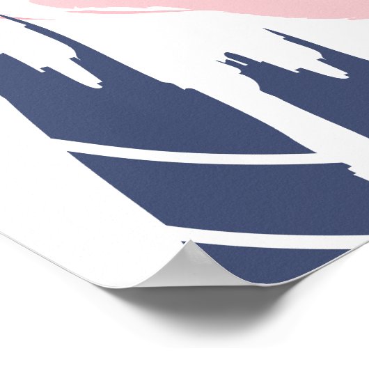 Moderne Abstrakte Kunst Poster (Ecke)