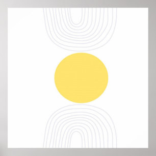 moderne abstrakte Kunst Poster