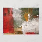 Moderne Abstrakte Kunst Postkarte (Vorderseite)