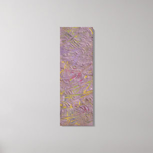 Moderne Abstrakte Kunst Rosa Gelbgrün Lila Leinwanddruck