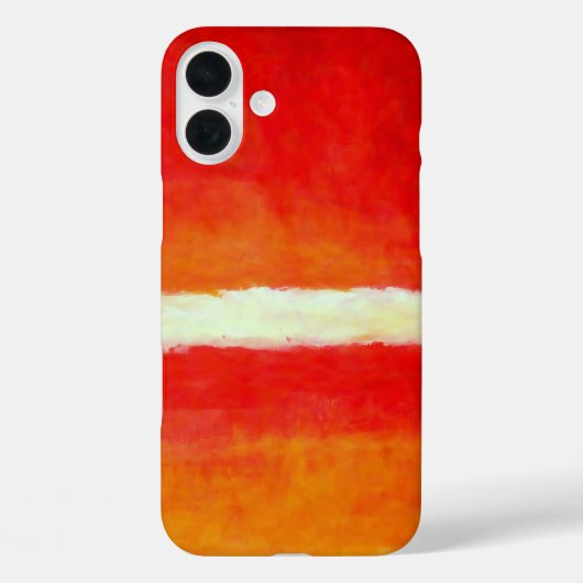 Moderne Abstrakte Kunst - Rotes Gelb Case-Mate iPhone Hülle (Rückseite)