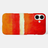 Moderne Abstrakte Kunst - Rotes Gelb Case-Mate iPhone Hülle (Rückseite (Horizontal))