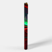 Moderne Abstrakte Kunst Rotes Grün Muster #11 Case-Mate iPhone Hülle (Rückseite / Rechts)