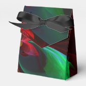 Moderne Abstrakte Kunst Rotes Grün Muster #11 Geschenkschachtel (Vorderseite)