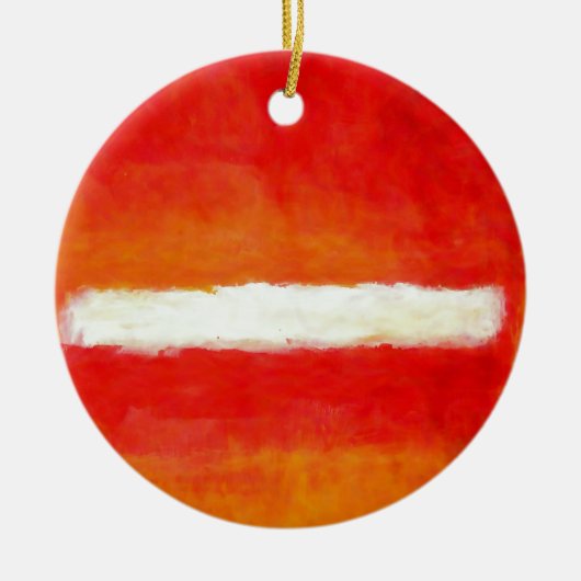 Moderne Abstrakte Kunst - Rothko Style Keramik Ornament (Vorne)