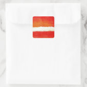 Moderne Abstrakte Kunst - Rothko Style Quadratischer Aufkleber (Tasche)