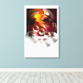 Moderne abstrakte Kunst Serdar Leinwanddruck (Insitu (Holzboden))