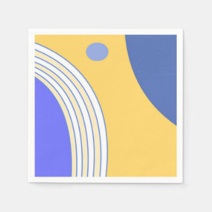 moderne abstrakte Kunst Serviette