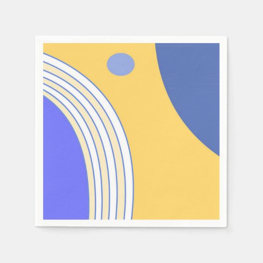 moderne abstrakte Kunst Serviette (Vorderseite)